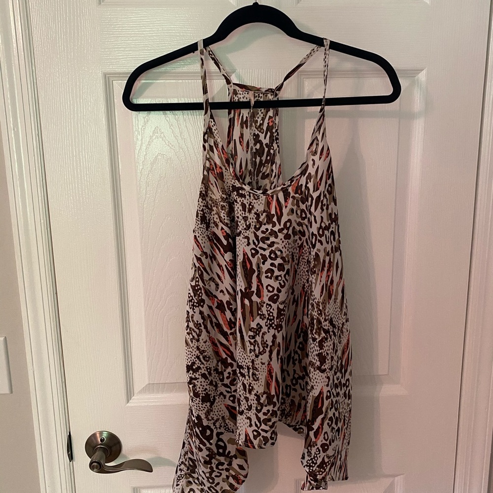 Robin K Patterned Tank Top
